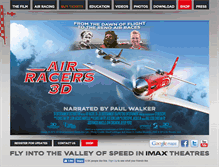 Tablet Screenshot of airracers-thefilm.com